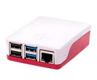 Raspberry Pi Obudowa Pi 4B, plastikowa, czerwono-biała - 507867 - zdjęcie 1